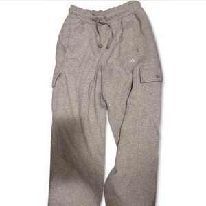 Adidas Womans Light Gray Cargo Pants